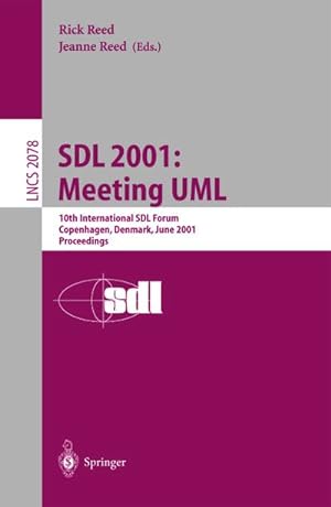 Seller image for SDL 2001: Meeting UML for sale by BuchWeltWeit Ludwig Meier e.K.