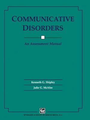 Immagine del venditore per Communicative Disorders venduto da BuchWeltWeit Ludwig Meier e.K.