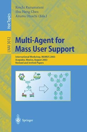 Imagen del vendedor de Multi-Agent for Mass User Support a la venta por BuchWeltWeit Ludwig Meier e.K.