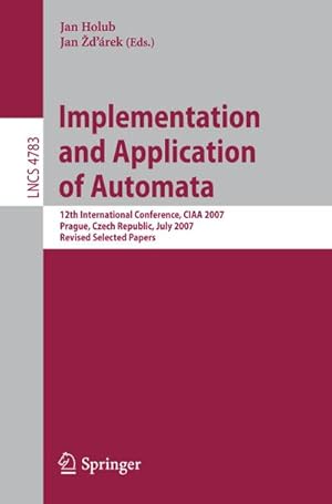 Seller image for Implementation and Application of Automata for sale by BuchWeltWeit Ludwig Meier e.K.