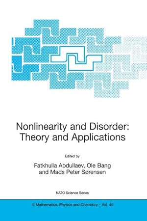 Imagen del vendedor de Nonlinearity and Disorder: Theory and Applications a la venta por BuchWeltWeit Ludwig Meier e.K.