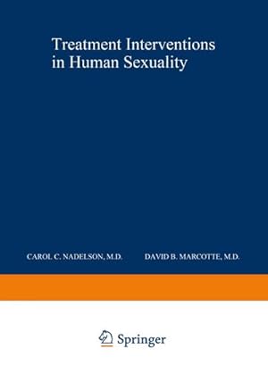 Imagen del vendedor de Treatment Interventions in Human Sexuality a la venta por BuchWeltWeit Ludwig Meier e.K.