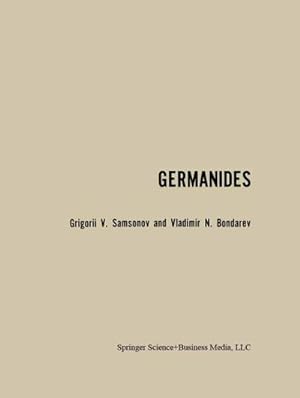 Imagen del vendedor de Germanides / Germanidy / mh a la venta por BuchWeltWeit Ludwig Meier e.K.