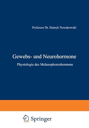 Seller image for Gewebs- und Neurohormone for sale by BuchWeltWeit Ludwig Meier e.K.