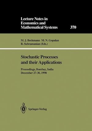 Seller image for Stochastic Processes and their Applications for sale by BuchWeltWeit Ludwig Meier e.K.