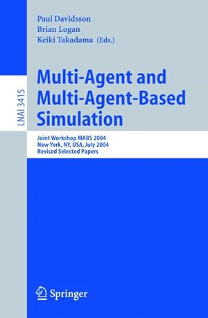 Immagine del venditore per Multi-Agent and Multi-Agent-Based Simulation venduto da BuchWeltWeit Ludwig Meier e.K.