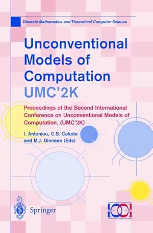 Imagen del vendedor de Unconventional Models of Computation, UMC2K a la venta por BuchWeltWeit Ludwig Meier e.K.