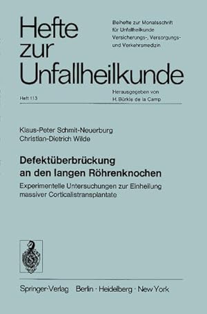 Seller image for Defektberbrckung an den langen Rhrenknochen for sale by BuchWeltWeit Ludwig Meier e.K.