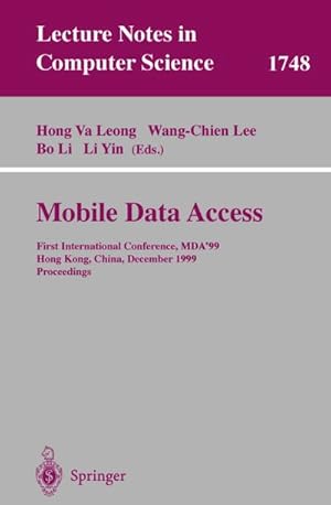 Seller image for Mobile Data Access for sale by BuchWeltWeit Ludwig Meier e.K.