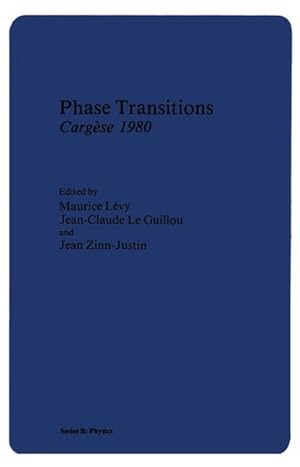 Imagen del vendedor de Phase Transitions Cargse 1980 a la venta por BuchWeltWeit Ludwig Meier e.K.