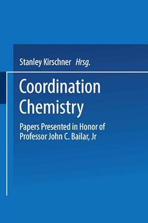 Imagen del vendedor de Coordination Chemistry a la venta por BuchWeltWeit Ludwig Meier e.K.