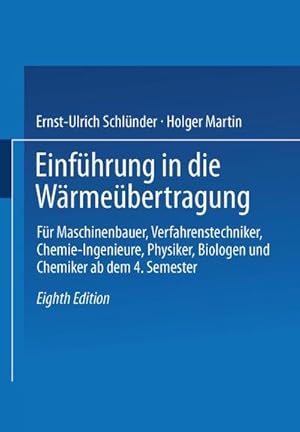 Seller image for Einfhrung in die Wrmebertragung for sale by BuchWeltWeit Ludwig Meier e.K.