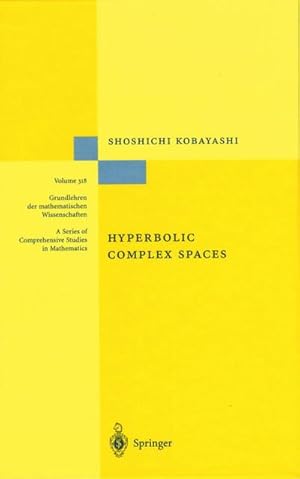 Image du vendeur pour Hyperbolic Complex Spaces mis en vente par BuchWeltWeit Ludwig Meier e.K.