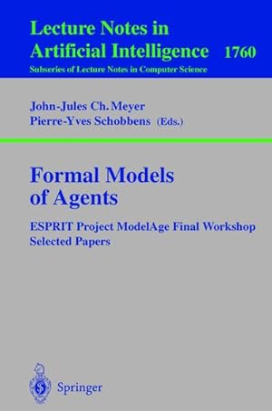 Seller image for Formal Models of Agents for sale by BuchWeltWeit Ludwig Meier e.K.