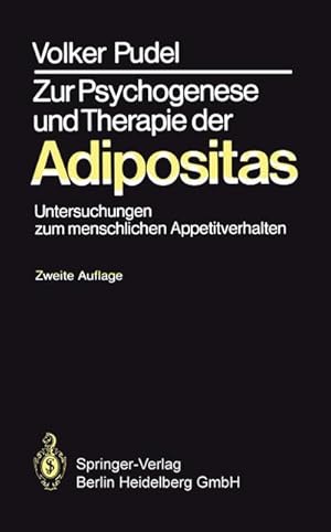 Image du vendeur pour Zur Psychogenese und Therapie der Adipositas mis en vente par BuchWeltWeit Ludwig Meier e.K.