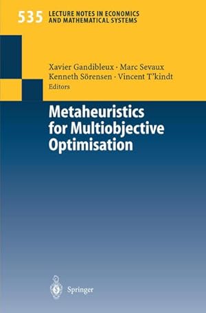 Seller image for Metaheuristics for Multiobjective Optimisation for sale by BuchWeltWeit Ludwig Meier e.K.
