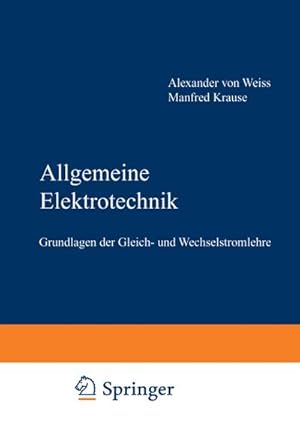 Bild des Verkufers fr Allgemeine Elektrotechnik zum Verkauf von BuchWeltWeit Ludwig Meier e.K.