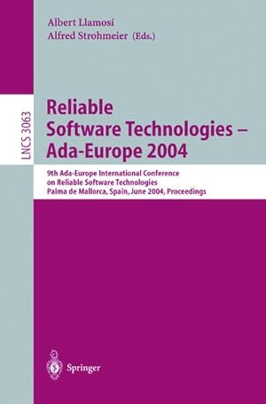 Immagine del venditore per Reliable Software Technologies - Ada-Europe 2004 venduto da BuchWeltWeit Ludwig Meier e.K.