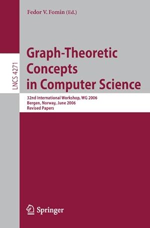 Bild des Verkufers fr Graph-Theoretic Concepts in Computer Science zum Verkauf von BuchWeltWeit Ludwig Meier e.K.