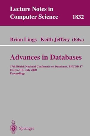 Seller image for Advances in Databases for sale by BuchWeltWeit Ludwig Meier e.K.