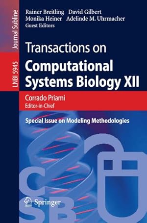 Imagen del vendedor de Transactions on Computational Systems Biology XII a la venta por BuchWeltWeit Ludwig Meier e.K.