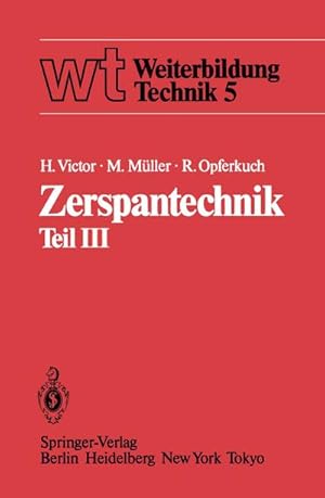Image du vendeur pour Zerspantechnik mis en vente par BuchWeltWeit Ludwig Meier e.K.