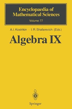 Immagine del venditore per Algebra IX venduto da BuchWeltWeit Ludwig Meier e.K.