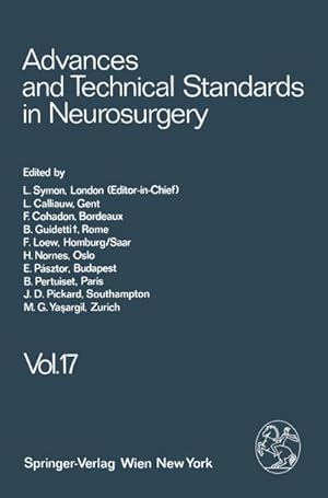 Seller image for Advances and Technical Standards in Neurosurgery for sale by BuchWeltWeit Ludwig Meier e.K.