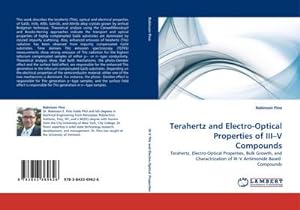 Bild des Verkufers fr Terahertz and Electro-Optical Properties of IIIV Compounds zum Verkauf von BuchWeltWeit Ludwig Meier e.K.