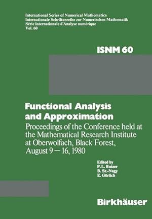 Immagine del venditore per Functional Analysis and Approximation venduto da BuchWeltWeit Ludwig Meier e.K.