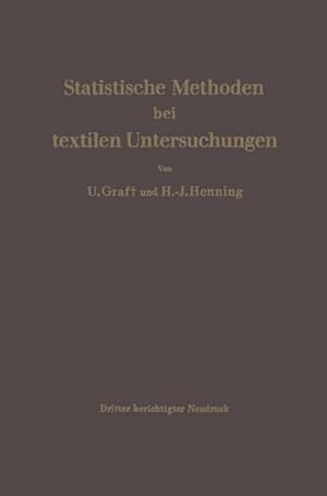 Bild des Verkufers fr Statistische Methoden bei textilen Untersuchungen zum Verkauf von BuchWeltWeit Ludwig Meier e.K.