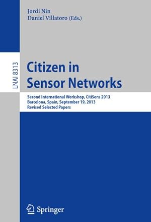 Imagen del vendedor de Citizen in Sensor Networks a la venta por BuchWeltWeit Ludwig Meier e.K.