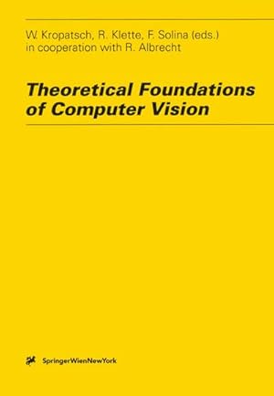 Immagine del venditore per Theoretical Foundations of Computer Vision venduto da BuchWeltWeit Ludwig Meier e.K.
