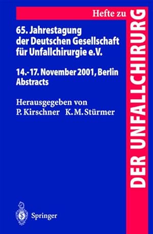 Imagen del vendedor de 65. Jahrestagung der Deutschen Gesellschaft fr Unfallchirurgie e.V. a la venta por BuchWeltWeit Ludwig Meier e.K.
