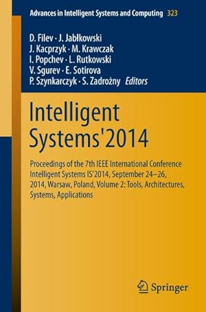 Seller image for Intelligent Systems'2014 for sale by BuchWeltWeit Ludwig Meier e.K.