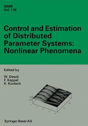 Image du vendeur pour Control and Estimation of Distributed Parameter Systems: Nonlinear Phenomena mis en vente par BuchWeltWeit Ludwig Meier e.K.
