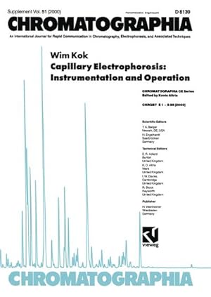 Bild des Verkufers fr Capillary Electrophoresis: Instrumentation and Operation zum Verkauf von BuchWeltWeit Ludwig Meier e.K.