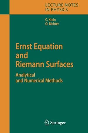Bild des Verkufers fr Ernst Equation and Riemann Surfaces zum Verkauf von BuchWeltWeit Ludwig Meier e.K.