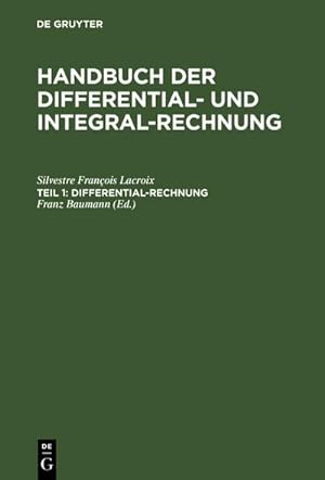 Bild des Verkufers fr Differential-Rechnung zum Verkauf von BuchWeltWeit Ludwig Meier e.K.