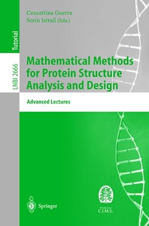 Seller image for Mathematical Methods for Protein Structure Analysis and Design for sale by BuchWeltWeit Ludwig Meier e.K.