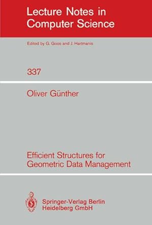 Seller image for Efficient Structures for Geometric Data Management for sale by BuchWeltWeit Ludwig Meier e.K.