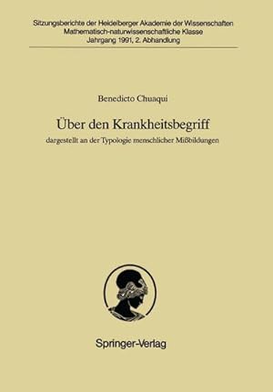 Seller image for ber den Krankheitsbegriff for sale by BuchWeltWeit Ludwig Meier e.K.