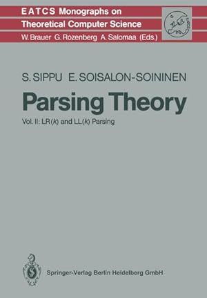 Image du vendeur pour Parsing Theory mis en vente par BuchWeltWeit Ludwig Meier e.K.