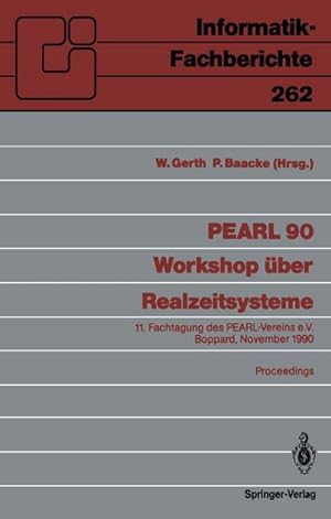 Seller image for PEARL 90  Workshop ber Realzeitsysteme for sale by BuchWeltWeit Ludwig Meier e.K.