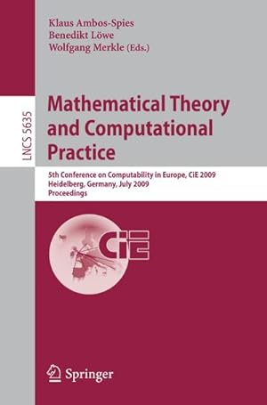 Immagine del venditore per Mathematical Theory and Computational Practice venduto da BuchWeltWeit Ludwig Meier e.K.