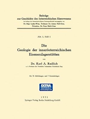 Seller image for Die Geologie der Innersterreichischen Eisenerzlagersttten for sale by BuchWeltWeit Ludwig Meier e.K.