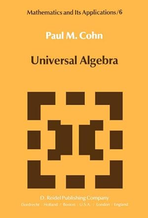 Seller image for Universal Algebra for sale by BuchWeltWeit Ludwig Meier e.K.