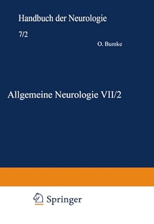 Seller image for Allgemeine Neurologie VII/2 for sale by BuchWeltWeit Ludwig Meier e.K.