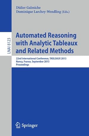 Immagine del venditore per Automated Reasoning with Analytic Tableaux and Related Methods venduto da BuchWeltWeit Ludwig Meier e.K.