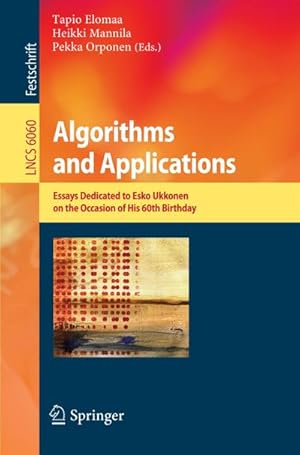 Immagine del venditore per Algorithms and Applications venduto da BuchWeltWeit Ludwig Meier e.K.